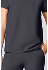 Pewter - Women's Crew Neck Scrub Top (View 3)