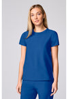 Royal - Cherokee IN Pursuit Women Scrub Top - Front View