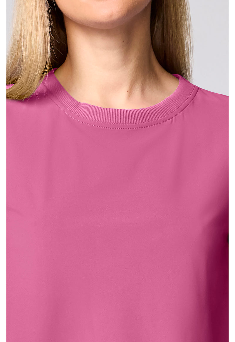 Tropical Pink - Women's Crew Neck Scrub Top (View 2)