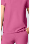 Tropical Pink - Women's Crew Neck Scrub Top (View 3)
