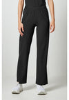 Black - Cherokee IN Pursuit Women Scrub Pants - Front View