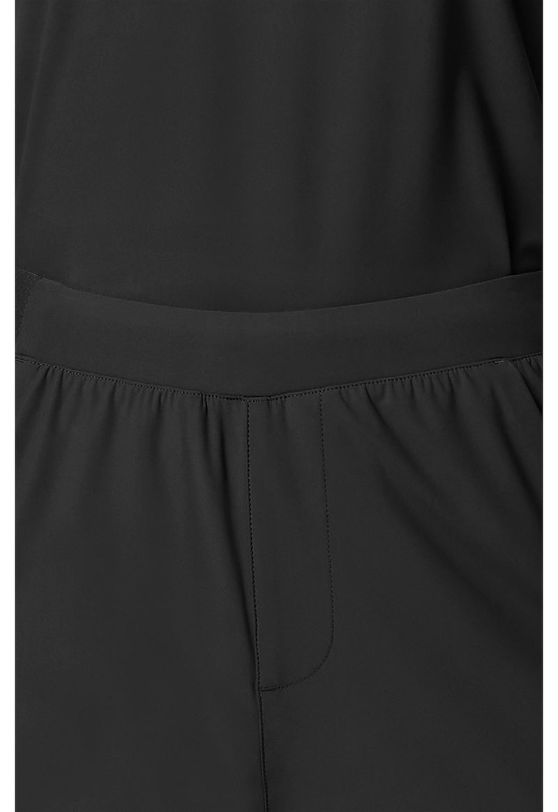Black - Women's 4-Pocket Straight Leg Scrub Pants (View 2)
