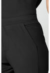 Black - Women's 4-Pocket Straight Leg Scrub Pants (View 4)