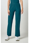 Caribbean Blue - Cherokee IN Pursuit Women Scrub Pants - Front View