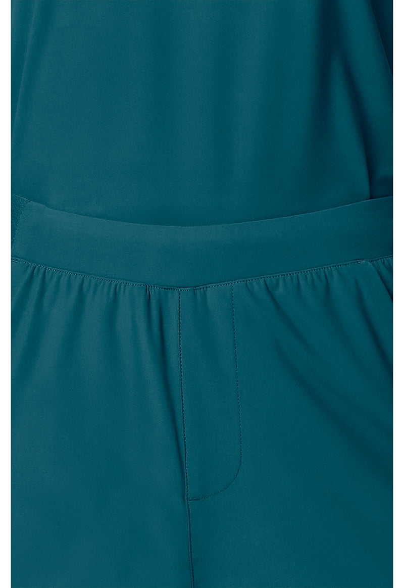 Caribbean Blue - Women's 4-Pocket Straight Leg Scrub Pants (View 2)