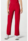 Cherry Pop - Cherokee IN Pursuit Women Scrub Pants - Front View