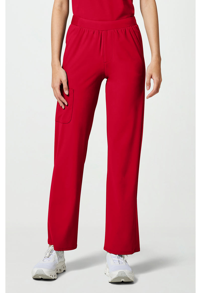 Cherry Pop - Cherokee IN Pursuit Women Scrub Pants - Front View