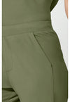 Olive - Women's 4-Pocket Straight Leg Scrub Pants (View 4)