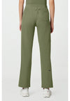 Olive - Cherokee IN Pursuit Women Scrub Pants - Back View