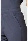 Pewter - Women's 4-Pocket Straight Leg Scrub Pants (View 4)