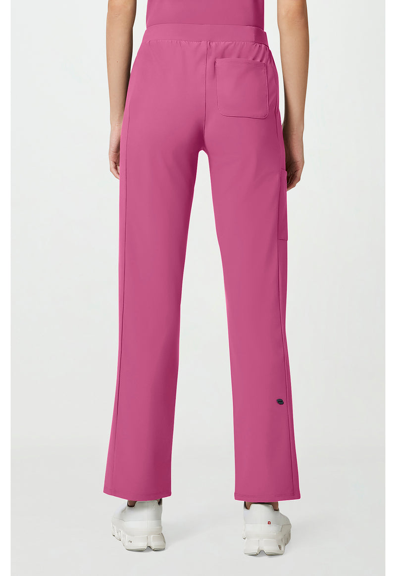 Tropical Pink - Cherokee IN Pursuit Women Scrub Pants - Back View