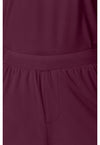 Wine - Women's 4-Pocket Straight Leg Scrub Pants (View 2)