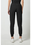 Black - Cherokee IN Pursuit Women Scrub Pants - Back View