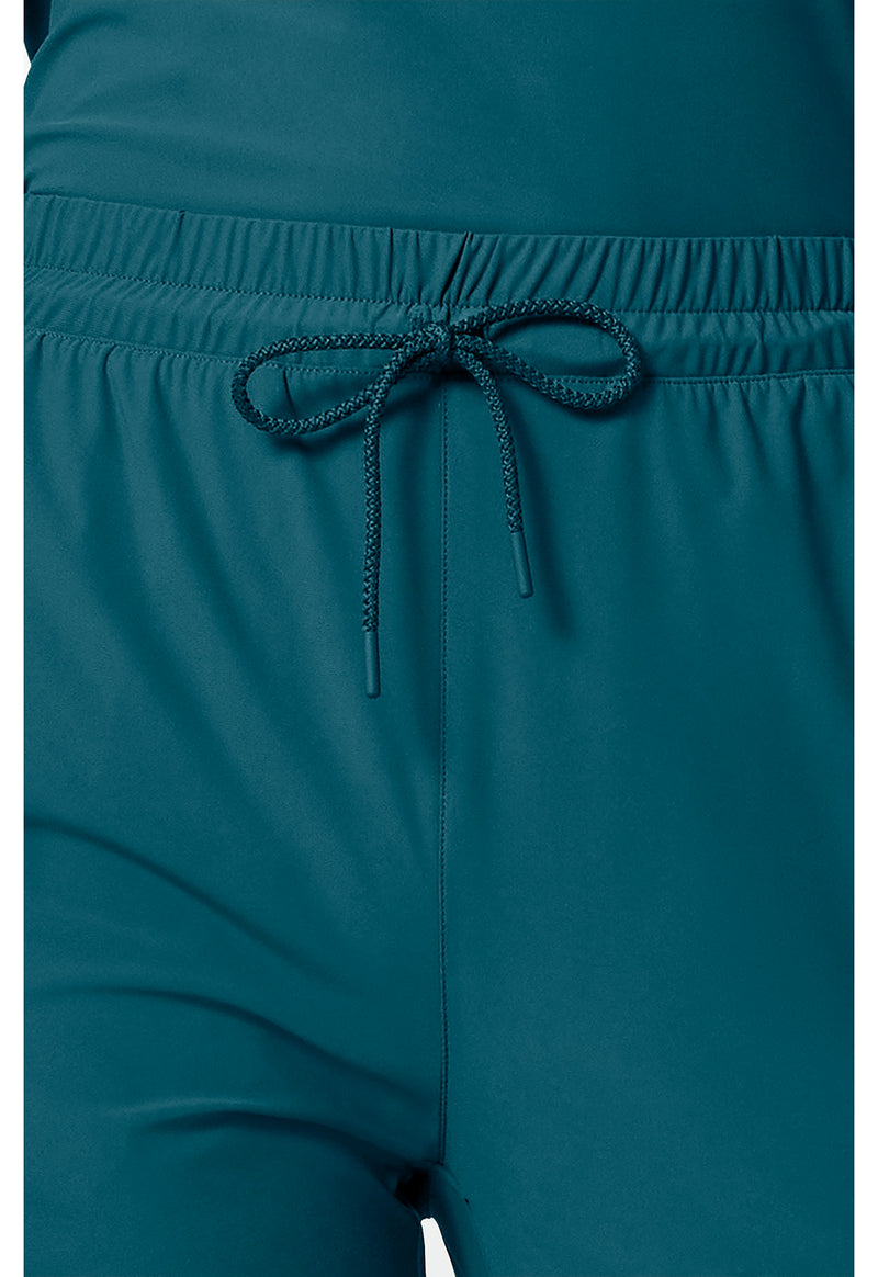 Caribbean Blue - Women's 5-Pocket Jogger Scrub Pants (View 2)