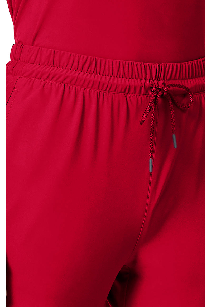 Cherry Pop - Women's 5-Pocket Jogger Scrub Pants (View 2)