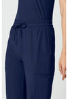 Navy - Women's 5-Pocket Jogger Scrub Pants (View 4)
