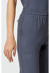 Pewter - Women's 5-Pocket Jogger Scrub Pants (View 3)