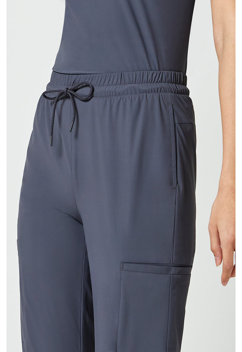 Pewter - Women's 5-Pocket Jogger Scrub Pants (View 4)