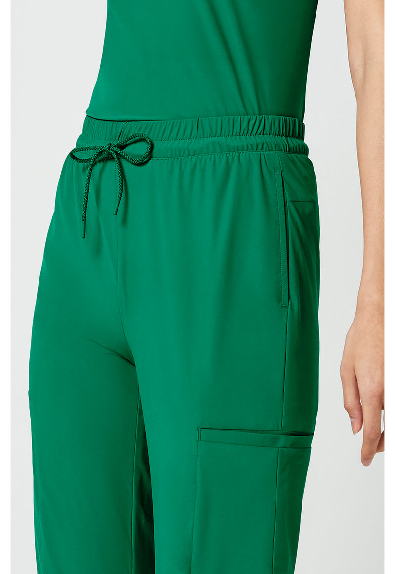 Retro Green - Women's 5-Pocket Jogger Scrub Pants (View 4)