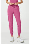 Tropical Pink - Cherokee IN Pursuit Women Scrub Pants - Front View