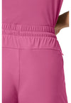 Tropical Pink - Women's 5-Pocket Jogger Scrub Pants (View 3)