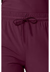 Wine - Women's 5-Pocket Jogger Scrub Pants (View 2)