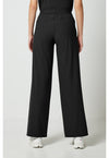 Black - Women's 3-Pocket Wide Leg Pant – Petite (Back)