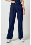 Navy - Women's 3-Pocket Wide Leg Pant – Petite
