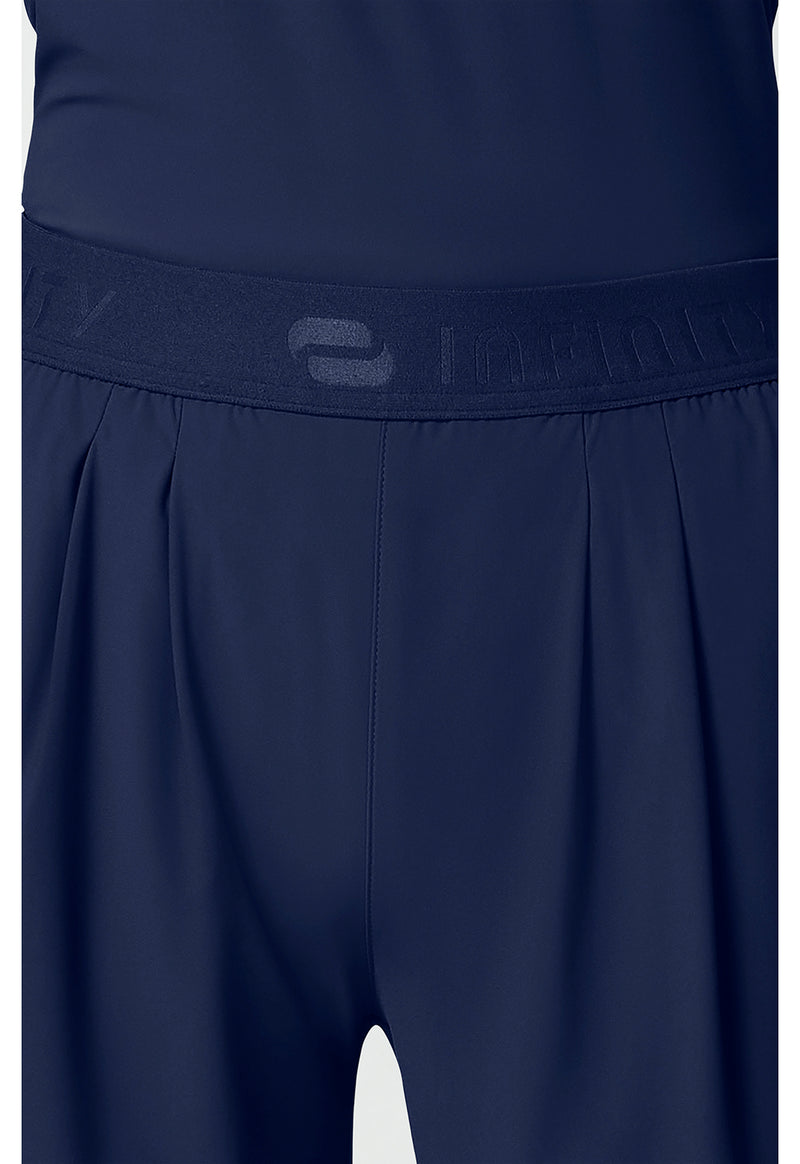 Navy - Women's 3-Pocket Wide Leg Pant – Petite (View 2)