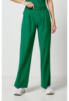 Retro Green - Women's 3-Pocket Wide Leg Pant – Petite