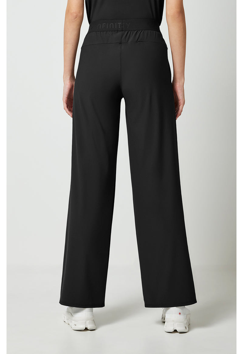 Black - Women's 3-Pocket Wide Leg Pant – Regular (Back)