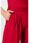 Cherry Pop - Women's 3-Pocket Wide Leg Pant – Regular (View 3)
