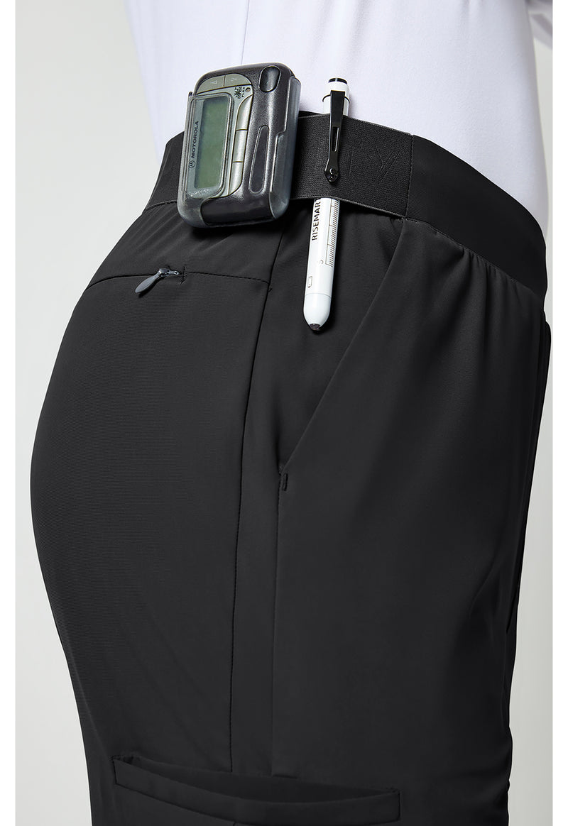 Black - Men's 5-Pocket Jogger Scrub Pants (View 3)