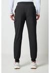 Black - Cherokee IN Pursuit Men Scrub Pants - Back View