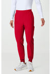 Cherry Pop - Cherokee IN Pursuit Men Scrub Pants - Front View
