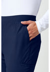 Navy - Men's 5-Pocket Jogger Scrub Pants (View 4)