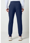 Navy - Cherokee IN Pursuit Men Scrub Pants - Back View
