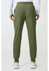Olive - Cherokee IN Pursuit Men Scrub Pants - Back View