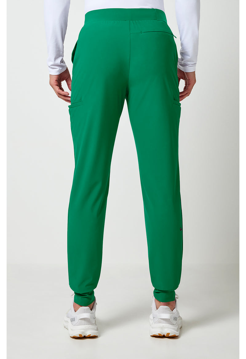 Retro Green - Cherokee IN Pursuit Men Scrub Pants - Back View