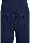 Navy - Pintuck Wide Leg Pant – Petite (View 3)