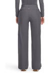Pewter - Pintuck Wide Leg Pant – Petite (Back)