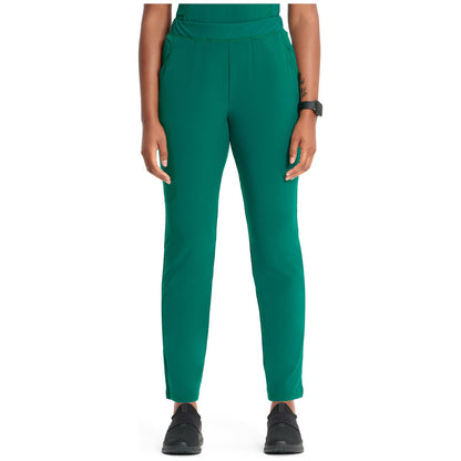 Mid Rise Pull-on Tapered Leg Cargo Pant