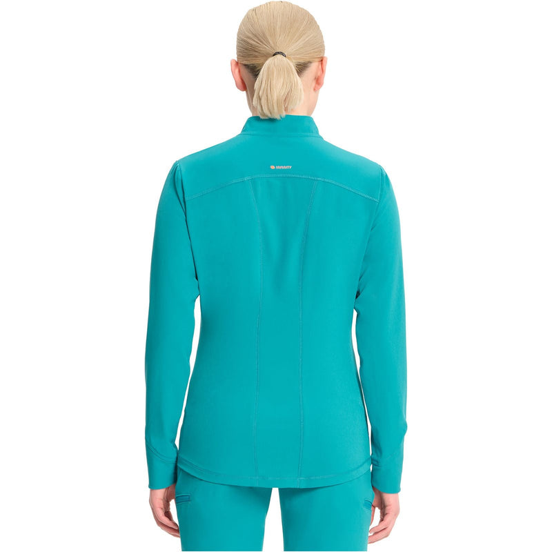 teal blue - Zip Front Jacket