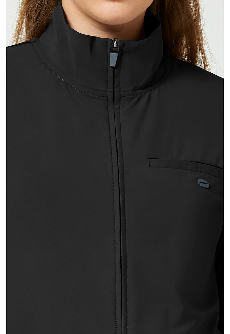 Black - Women's 3-Pocket Warm-up Jacket (View 2)