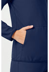 Navy - Women's 3-Pocket Warm-up Jacket (View 4)
