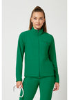Retro Green - Women's 3-Pocket Warm-up Jacket