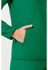 Retro Green - Women's 3-Pocket Warm-up Jacket (View 4)