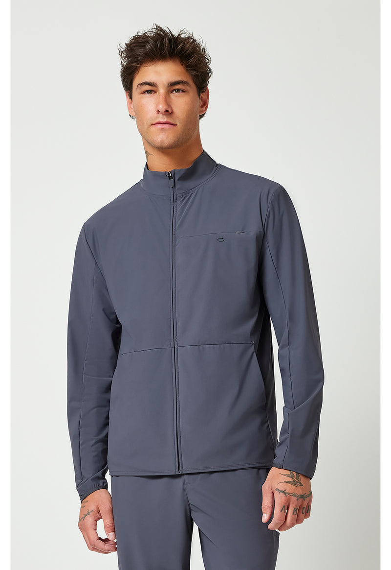 Pewter - Men's 3-Pocket Warm-up Jacket