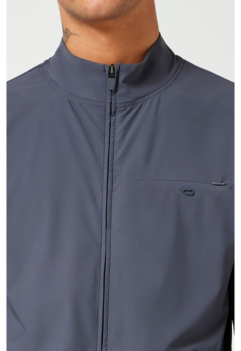Pewter - Men's 3-Pocket Warm-up Jacket (View 2)