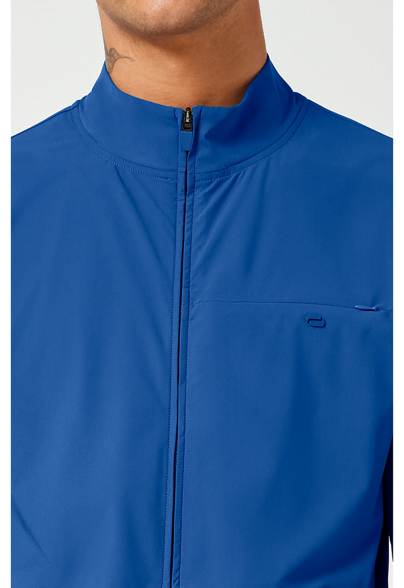 Royal - Men's 3-Pocket Warm-up Jacket (View 2)